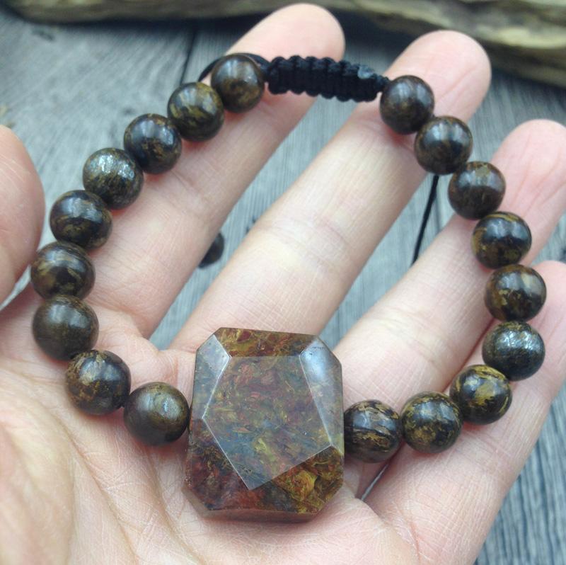 Bronzite Stone ' RESTORE HARMONY' Healing Bracelet