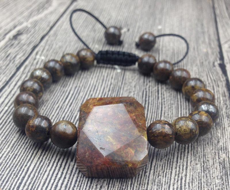 Bronzite Stone ' RESTORE HARMONY' Healing Bracelet