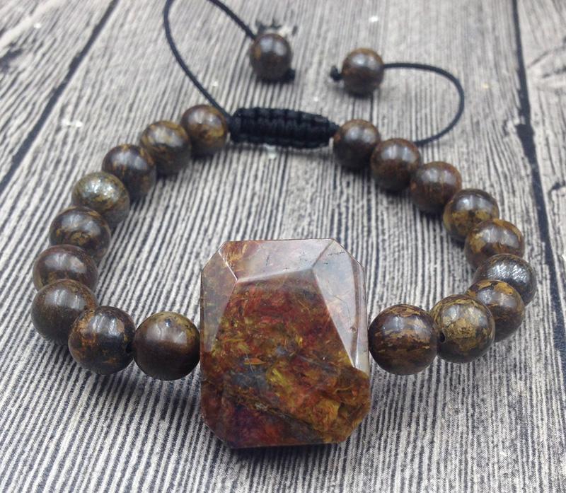 Bronzite Stone ' RESTORE HARMONY' Healing Bracelet