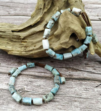 Thumbnail for Natural Raw Larimar -The ULTRA TRANQUILITY  Stone Bracelet