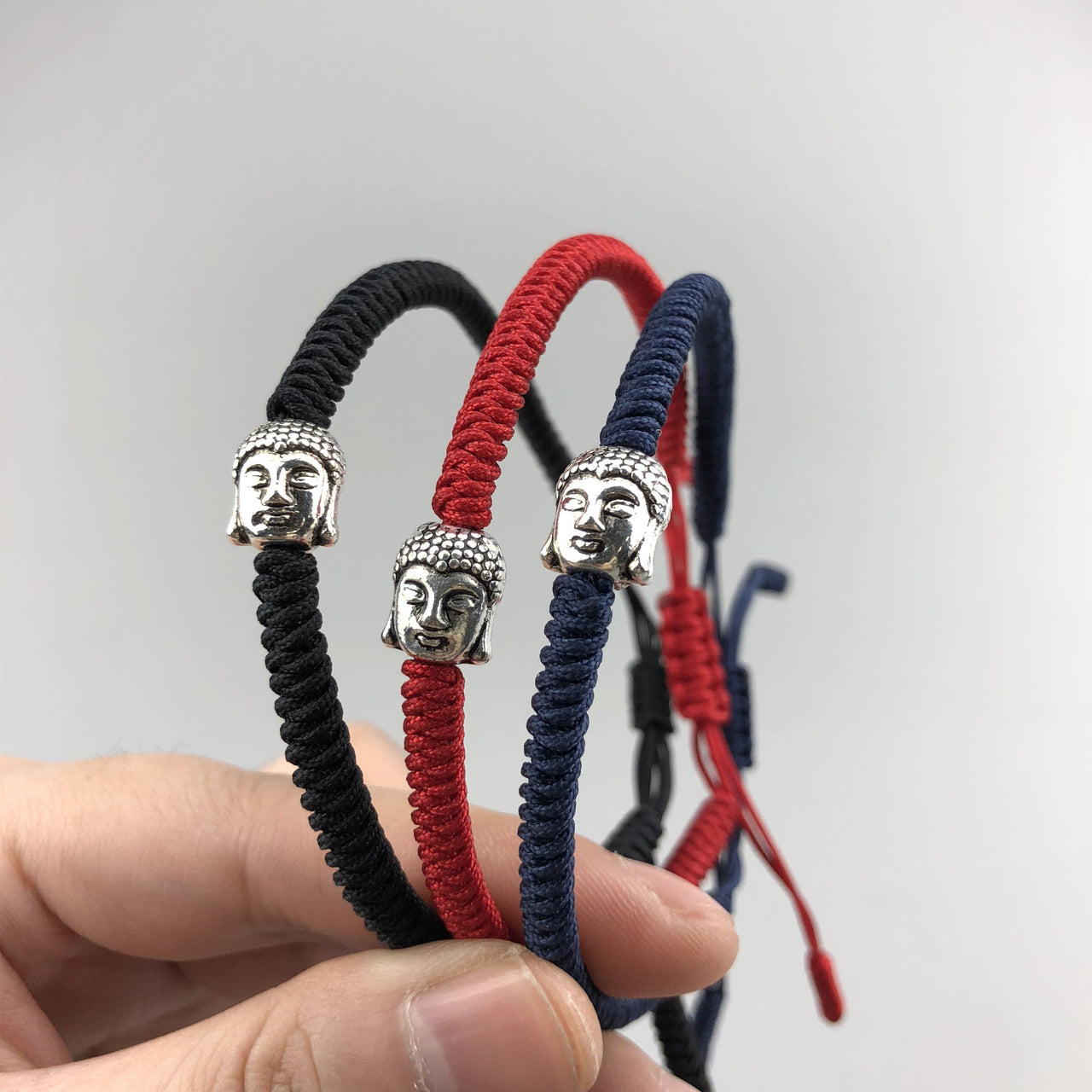 Lucky Rope & Buddha Charm Tibetan Bracelet