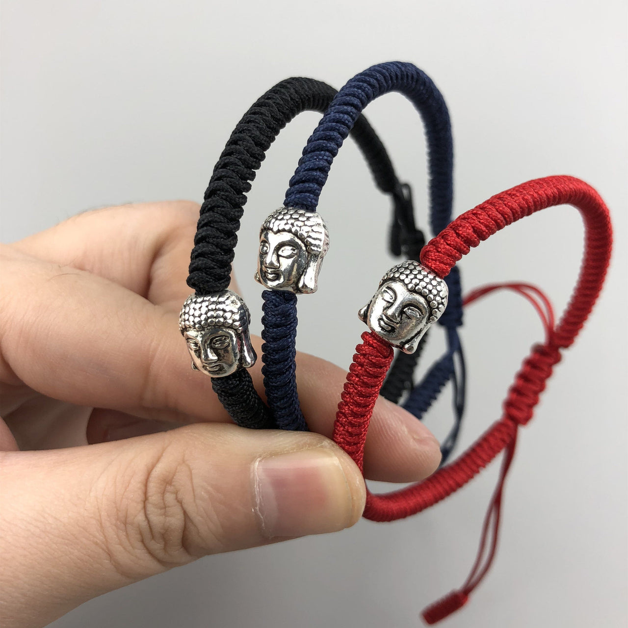 Lucky Rope & Buddha Charm Tibetan Bracelet