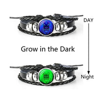 Thumbnail for Zodiac Constellations Astrology Spirit Braided Leather Bracelet