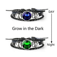 Thumbnail for Zodiac Constellations Astrology Spirit Braided Leather Bracelet