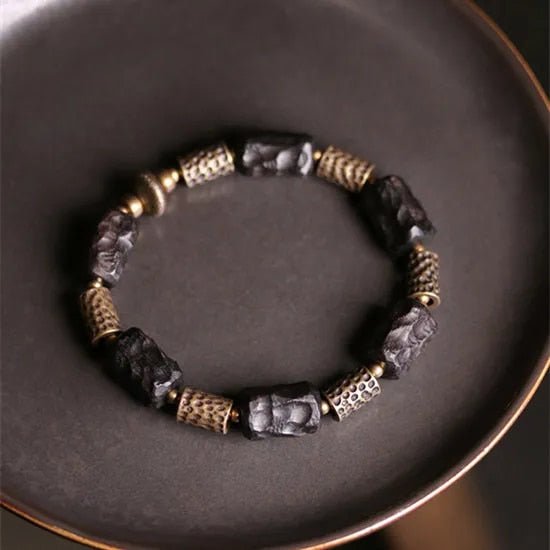 Anti-Evil Black Wood Bracelet