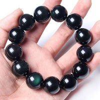 Thumbnail for Natural Apache Tears Stone  'GRIEF & LOSS'   Bracelet