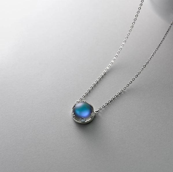 925 Sterling Silver 'AURORA LIGHTS' Crystal Necklace