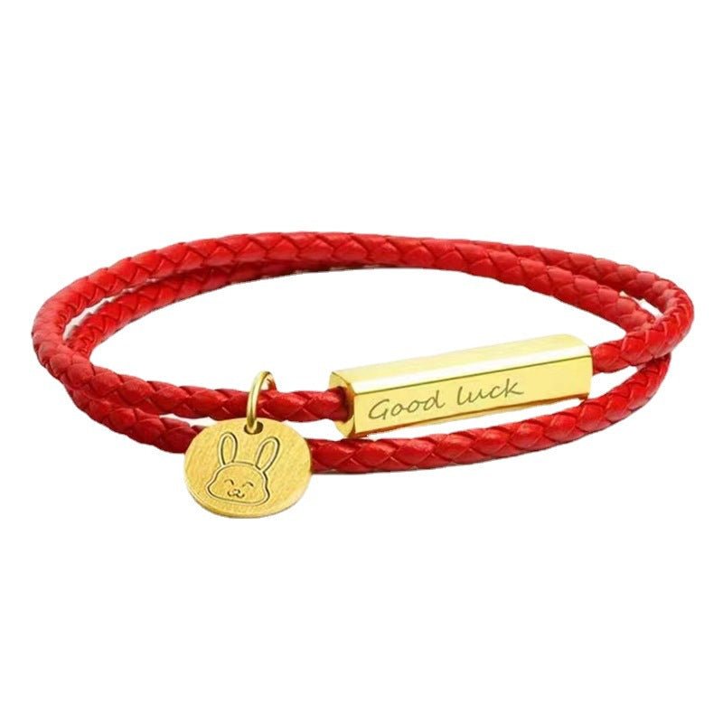 Auspicious Rabbit Good Luck Bracelet