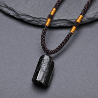 Thumbnail for Black Tourmaline Healing Stone Necklace
