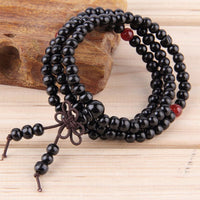 Thumbnail for Buddhist Sandalwood Mala Prayer Bracelet (108 beads)