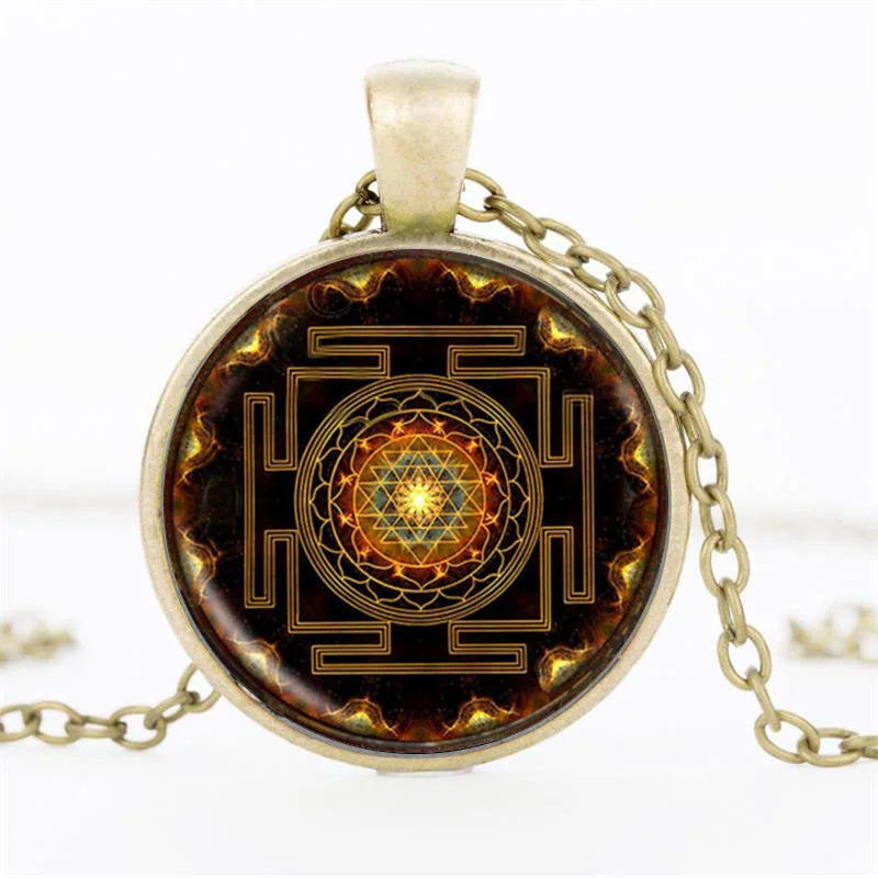 Sri Yantra Pendant Necklace