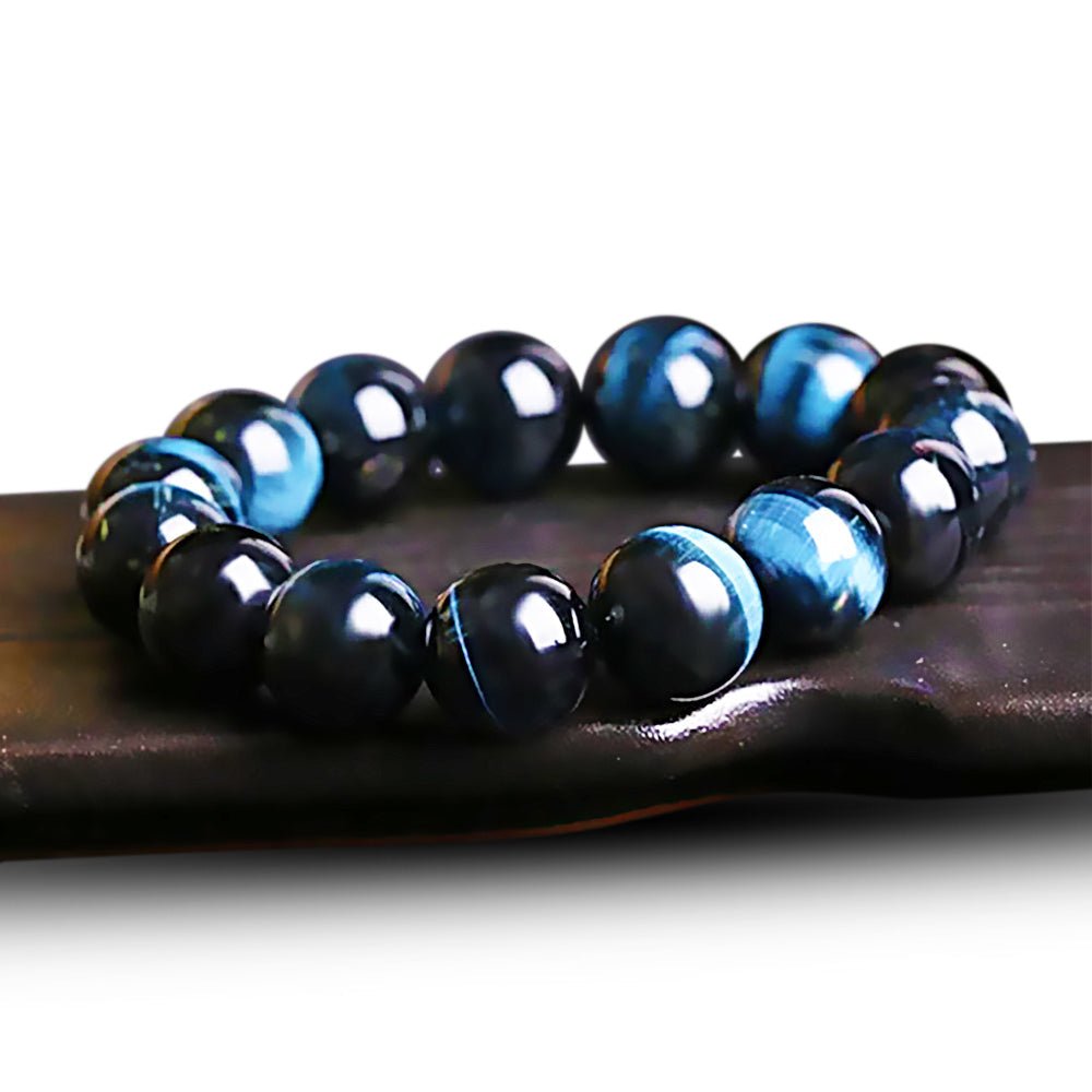 Blue-Tigers-Eye Protection & Wealth Bracelet