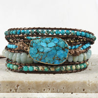 Thumbnail for Calming Turquoise Wrap Bracelet