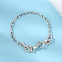Thumbnail for THAI SILVER Knot 'LUCK' Bracelet