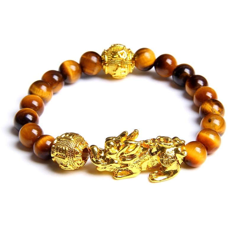 Brave Piyao Wealth Tiger's Eye Bracelet