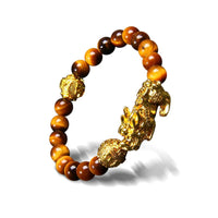 Thumbnail for Brave Piyao Wealth Tiger's Eye Bracelet