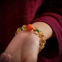 Thumbnail for Brazilian Natural Citrine Success Bracelet