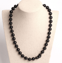 Thumbnail for Brazilian Premium Grade Natural Black Tourmaline Stone PROTECTION Necklace