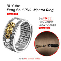 Thumbnail for Buy the Feng Shui Pixiu Ring and Get FREE Pixiu Copper  Lucky Keychain (LIMITED PROMO ONLY)