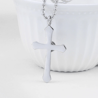 Thumbnail for Stainless Steel Cross 'FREE EAGLE' Necklace