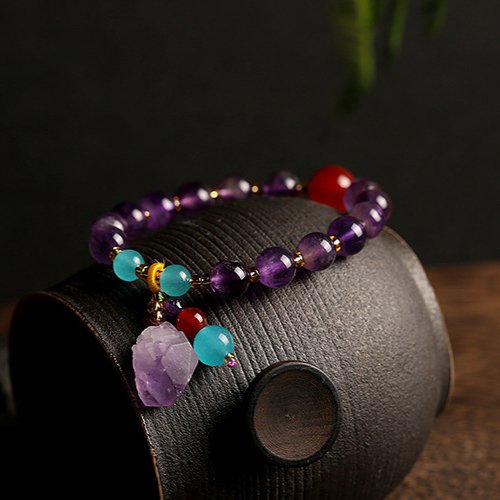 Calming & Stress Relief Amethyst Bracelet