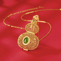 Thumbnail for Chinese Gourd Good Luck Necklace