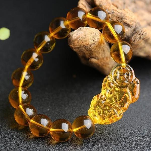 Natural Citrine Stone Lucky 'Pi Xiu' WEALTH Bracelet-IN STOCK USA!