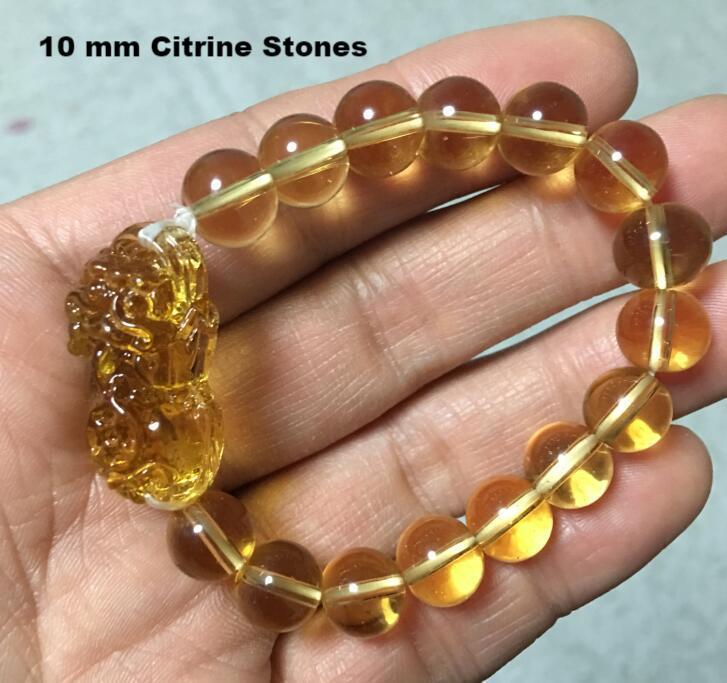 Natural Citrine Stone Lucky 'Pi Xiu' WEALTH Bracelet-IN STOCK USA!