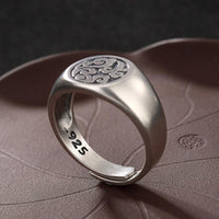 Thumbnail for Solid 925 Sterling Silver AUSPICIOUS CLOUDS  Ring