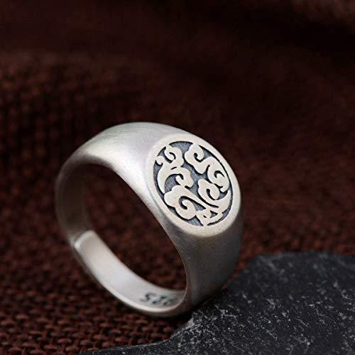 Solid 925 Sterling Silver AUSPICIOUS CLOUDS  Ring