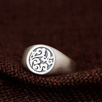 Thumbnail for Solid 925 Sterling Silver AUSPICIOUS CLOUDS  Ring