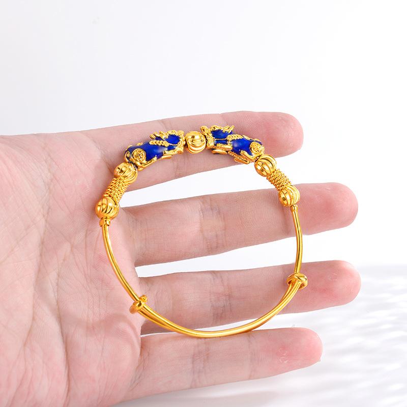 Color Changing Double Pixiu Wealth Bangle