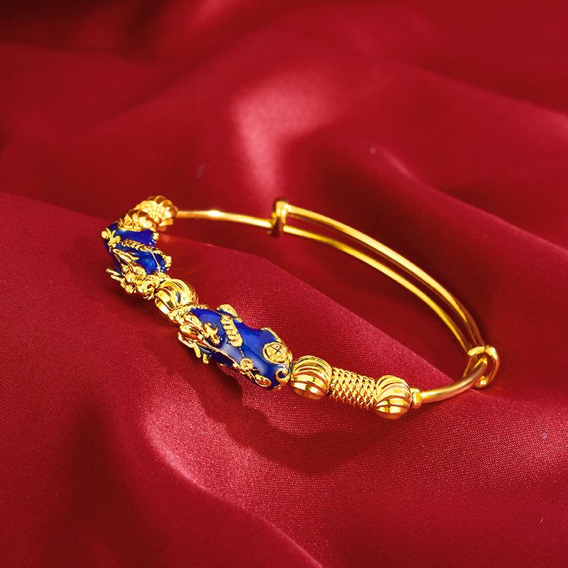 Color Changing Double Pixiu Wealth Bangle