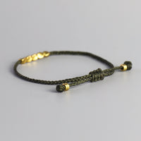 Thumbnail for Handmade Tibetan  Buddhist Copper Bead Lucky Rope Bracelet