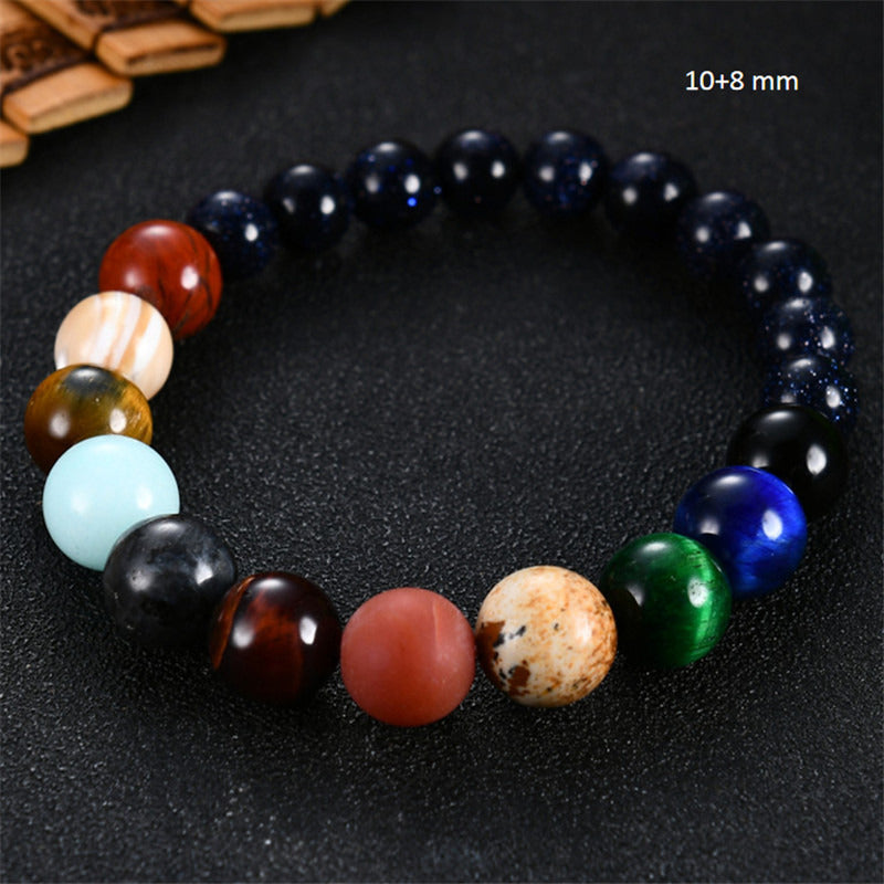 Mens Guardian of the Solar System Stone Bracelet YourSoulPlace