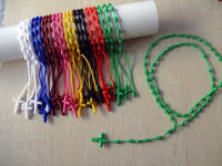 Thumbnail for 10 Pc Rainbow Set Cotton DECENARIO Rosary Bracelets