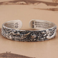 Thumbnail for Dragon and Phoenix Heart Sutra Bracelet