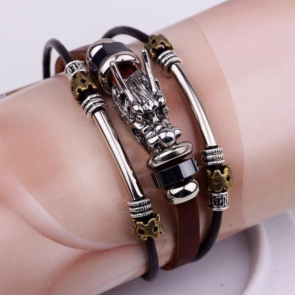 Vintage Tibetan Style Dragon Bracelet