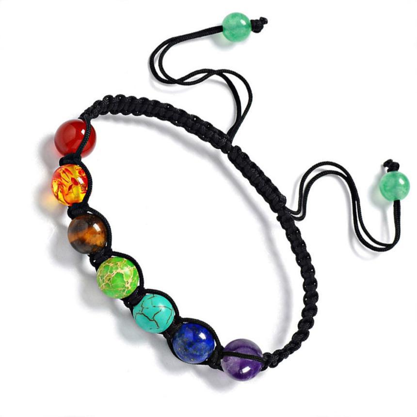 7 Chakra Beaded Bracelet