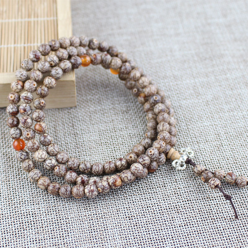 Tibetan 108  Bodhi Seeds Meditation Prayer Mala YourSoulPlace