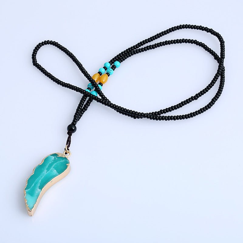 Ethnic Natural Turquoise Necklace