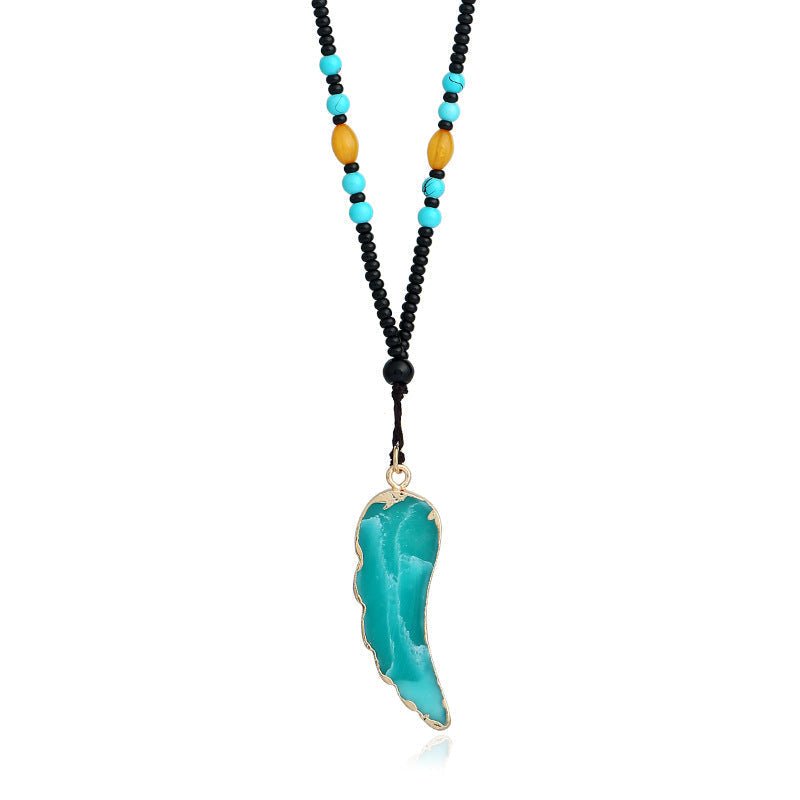 Ethnic Natural Turquoise Necklace