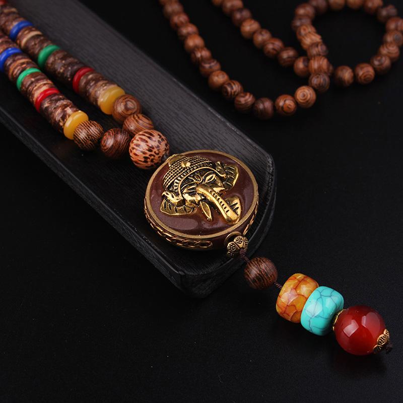 Bodhi Sandalwood Elephant Charm Mala