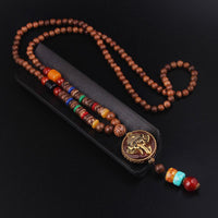 Thumbnail for Bodhi Sandalwood Elephant Charm Mala