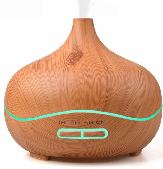 Attractive Wood Grain Ultrasonic Aromatherapy Essential Oil Diffuser