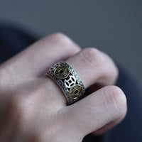 Thumbnail for Feng Shui Five-Emperor Lucky Coins Ring