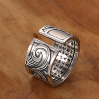 Thumbnail for Feng Shui Lucky Carp Mantra Ring