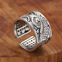 Thumbnail for Feng Shui Lucky Carp Mantra Ring