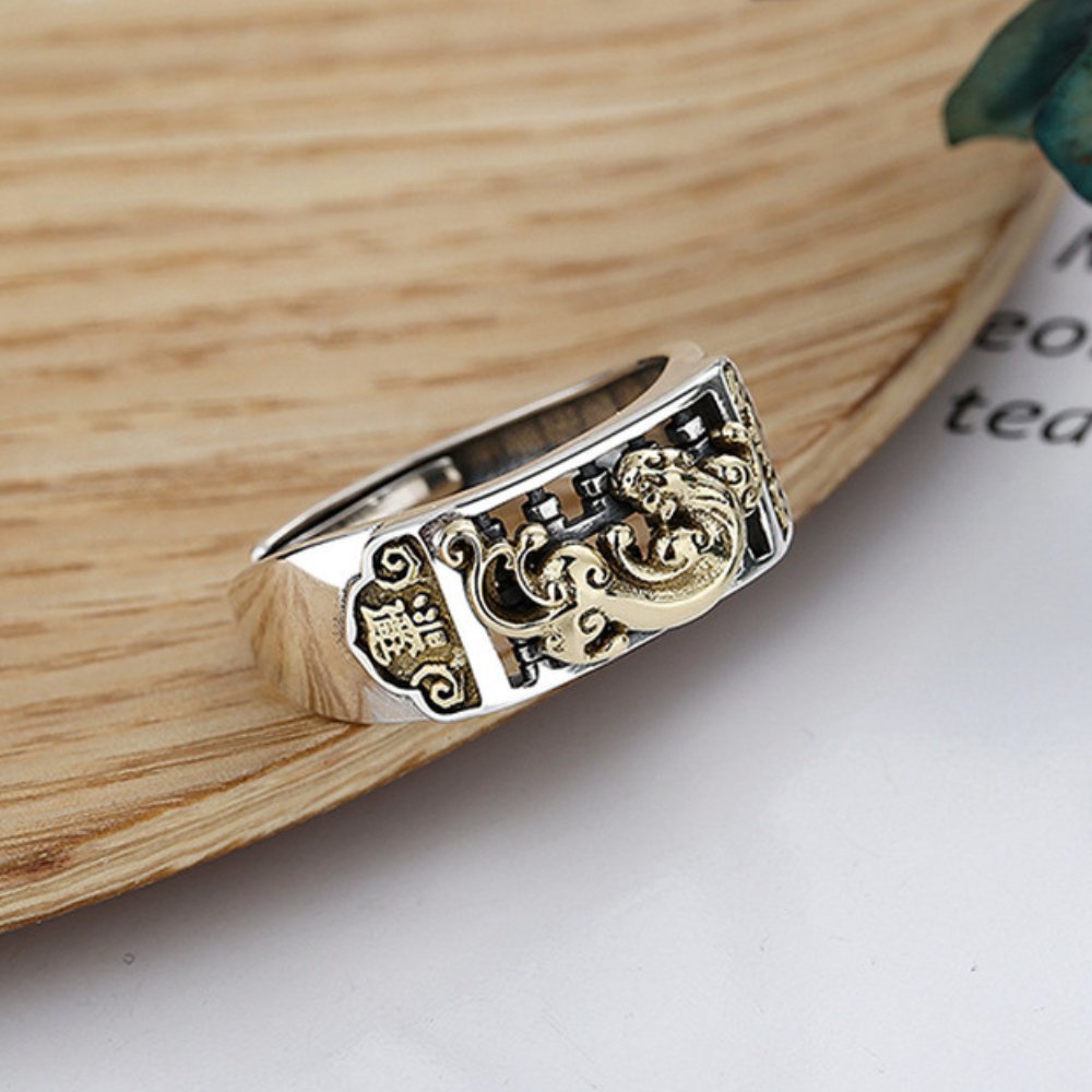 Feng Shui Pixiu Good Luck Ring