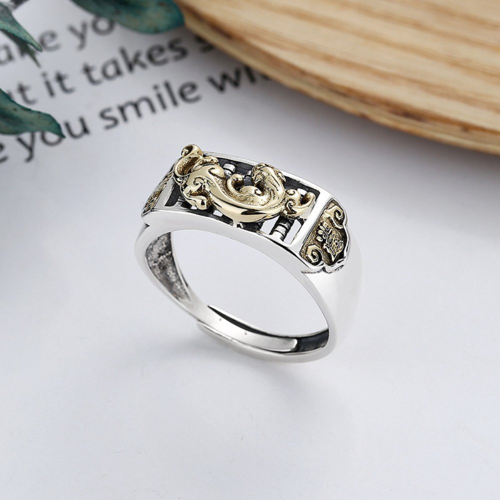 Feng Shui Pixiu Good Luck Ring